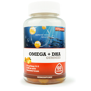 Fitshape Omega + DHA Gummies 60ST