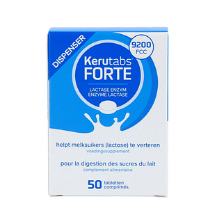 Kerutabs FORTE Lactase Enzym 9200 FCC Tabletten 50TB