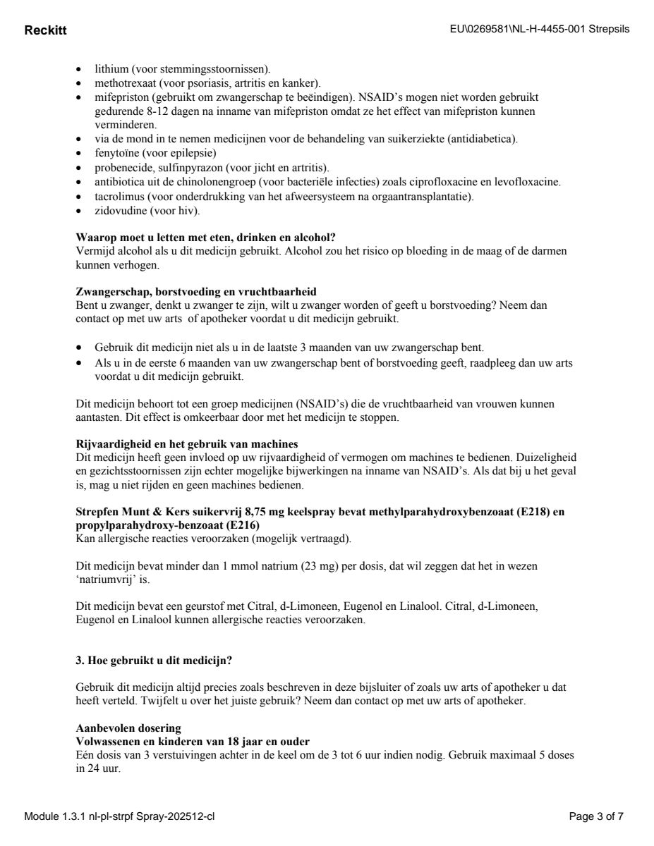 8,75mg Keelspray afbeelding van document #3, leaflet