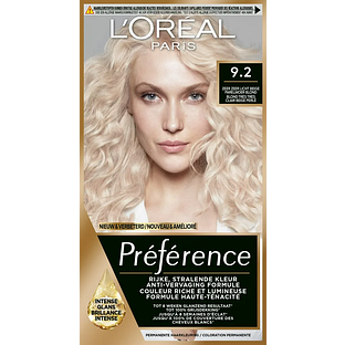 L'Oréal Paris Préférence - 9.2 Zeer Zeer Licht Beige Parelmoer Blond 1ST