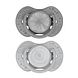 Difrax LOVI Dynamic Pacifier 0-3 months Harmony Dark Grey Light Grey - Fopspeen 2ST Difrax LOVI Dynamic Pacifier 0-3 months Harmony Dark Grey Light Grey - Fopspeen 2ST