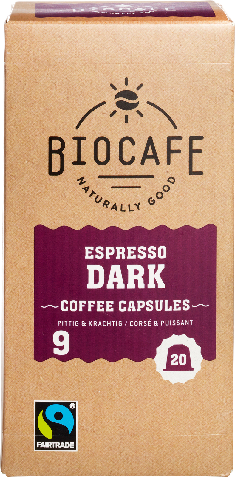 Bio Cafe Koffiecapsules Espresso Dark afbeelding