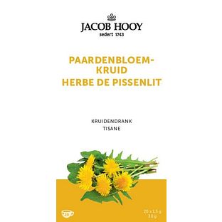 Jacob Hooy Paardenbloemkruid Theezakjes 20ST