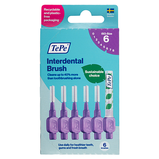 TePe Interdentale Rager Original Paars 1,1mm 6ST