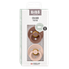 BIBS Fopspeen 0-6 Maanden Symmetrical Woodchuck/Blush 2ST