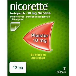 Nicorette Pleister 10mg Invisipatch 7ST