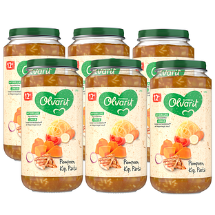 Olvarit 12m+ Pompoen Kip Pasta 250GR