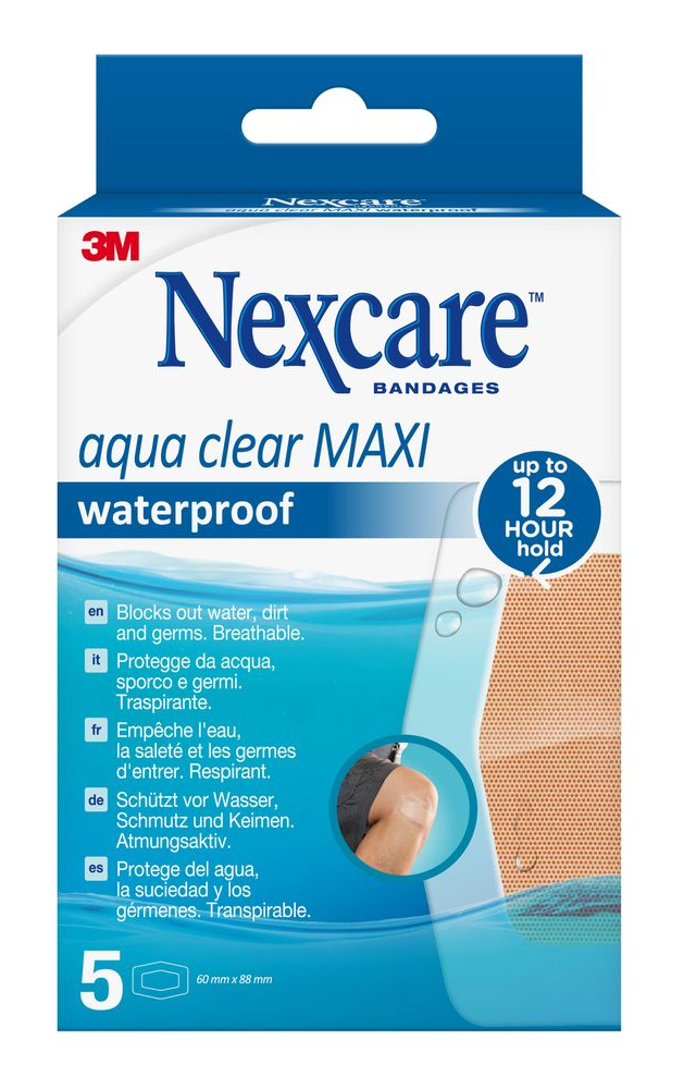 Nexcare Aqua Clear Maxi Waterproof Bandages afbeelding 1
