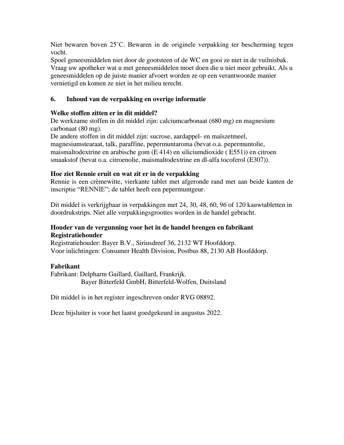 Pepermunt kauwtabletten bij brandend maagzuur afbeelding van document #5, leaflet