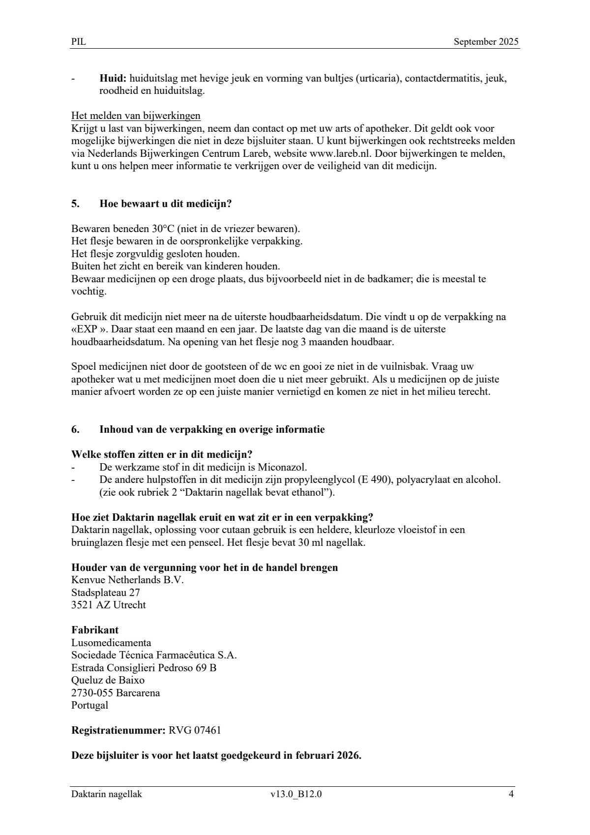 Nagellak 20mg Miconazol afbeelding van document #4, leaflet