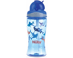 Nuby Flip-It Beker uit Tritan™ Blauw  3jaar+ 360ML