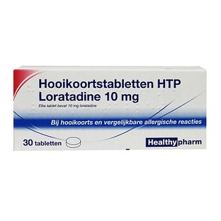 Healthypharm Loratadine Hooikoortstabletten - Bij hooikoorts en vergelijkbare allergische reacties 30ST