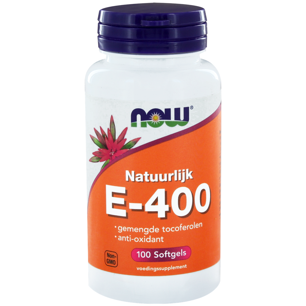 NOW E-400 Gemengde Tocoferolen Softgels afbeelding 1