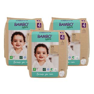 Bambo Nature Maat 4 Luiers L Multiverpakking 3x24ST