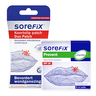 SoreFix Duo Patch + Prevent Set 2 Stuks SoreFix Duo Patch + Prevent Set 2 Stuks