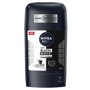 Nivea Men Black & White Invisible Original Anti-Transpirant Stick 50ML