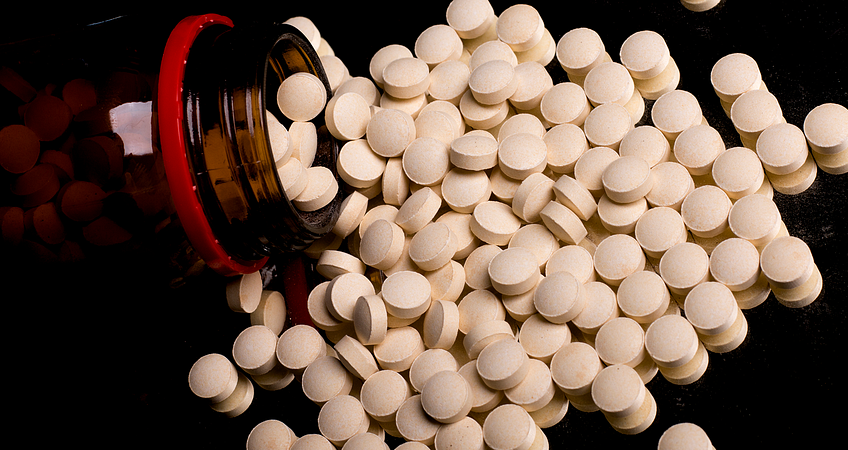 potje met jodium supplementen potje met jodium supplementen