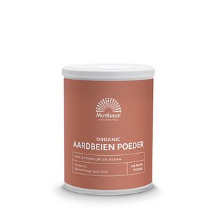 Mattisson HealthStyle Aardbeien Poeder 125GR