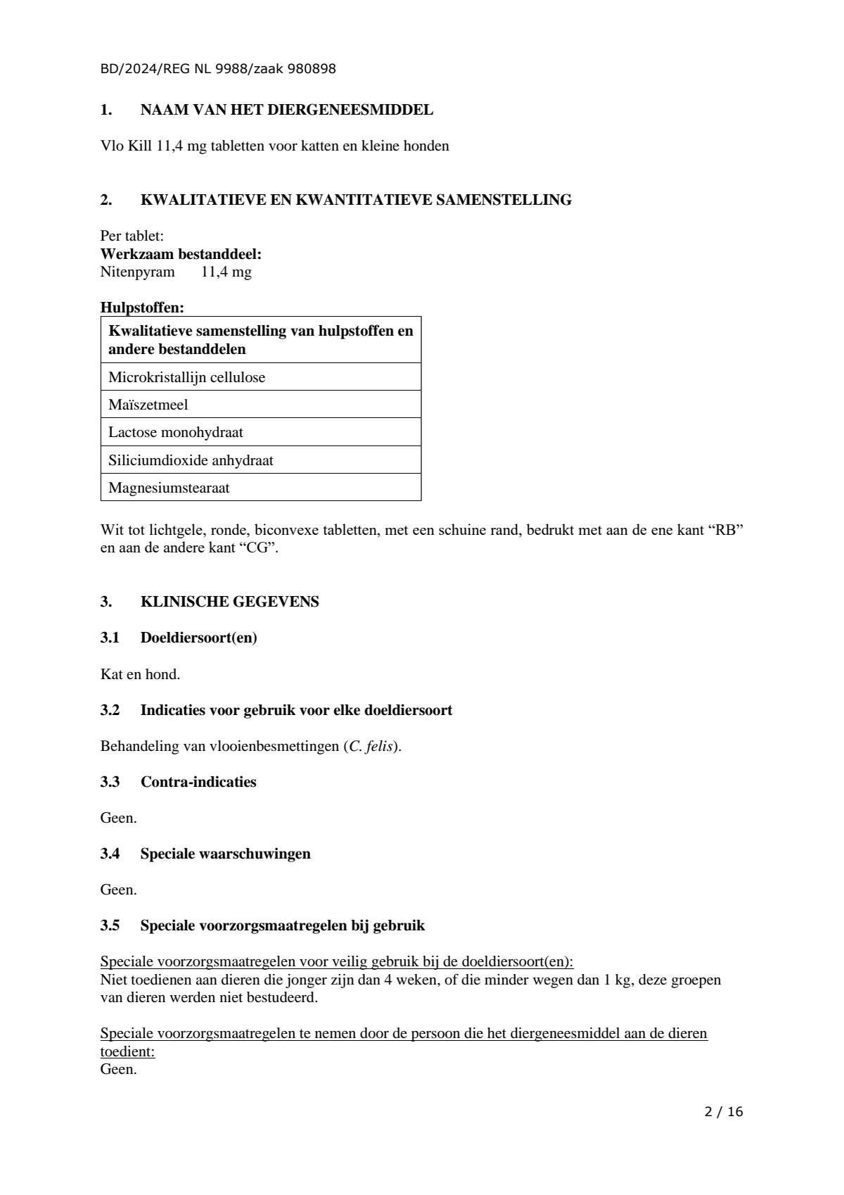 Vlo Kill Katten en Kleine Honden afbeelding van document #2, leaflet