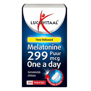 Lucovitaal Melatonine Puur 299 mcg Tabletten 200TB