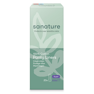 Sanature 100% Katoen Inlegkruisjes Super Extra Long 20ST