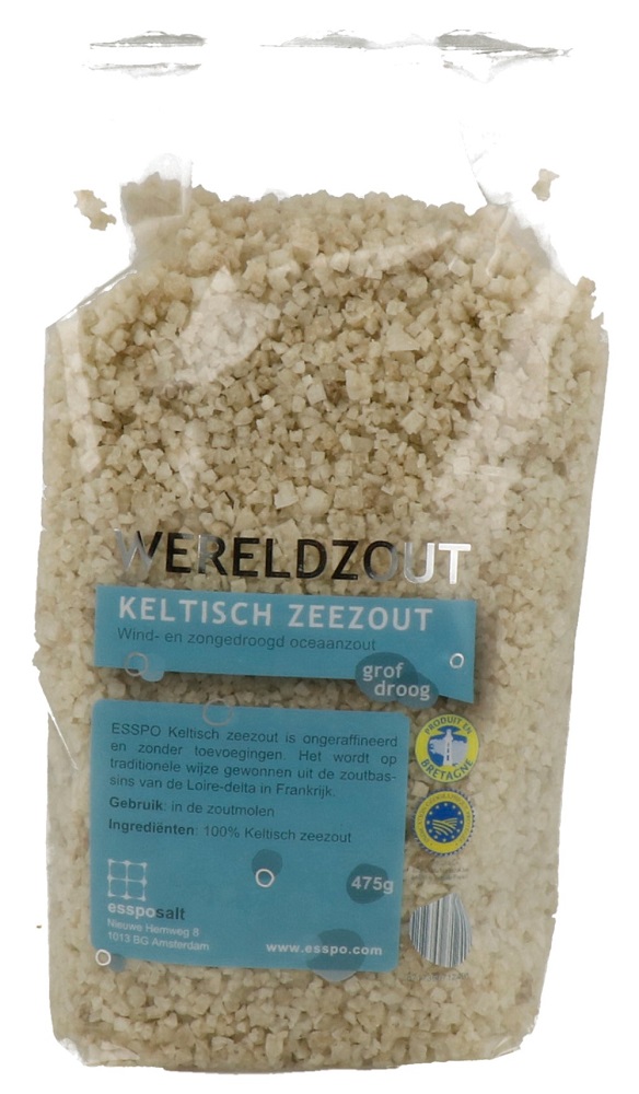 Esspo Wereldzout Keltisch Zeezout Grof Droog