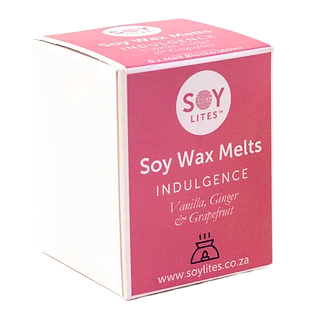 Soylites Soy Wax Melts Indulgence Vanilla Ginger Grapefruit 8ST