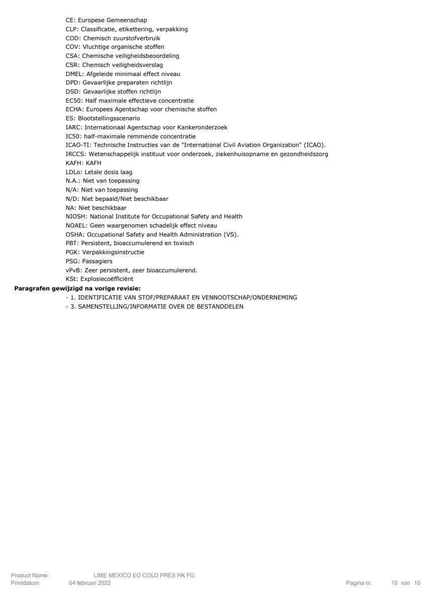 Essentiële Olie Limoen afbeelding van document #10, label
