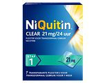 Niquitin Clear Pleisters 21mg Stap 1 7ST