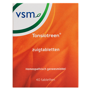 Vsm Tonsiotreen Zuigtabletten 40TB Vsm Tonsiotreen Zuigtabletten 40TB