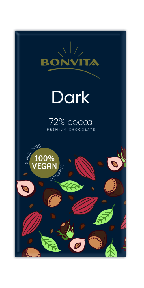 BonVita Premium Dark Chocolate 72% afbeelding
