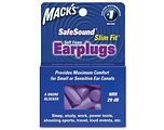 Macks Safesound Slim Fit Earplugs 10PR