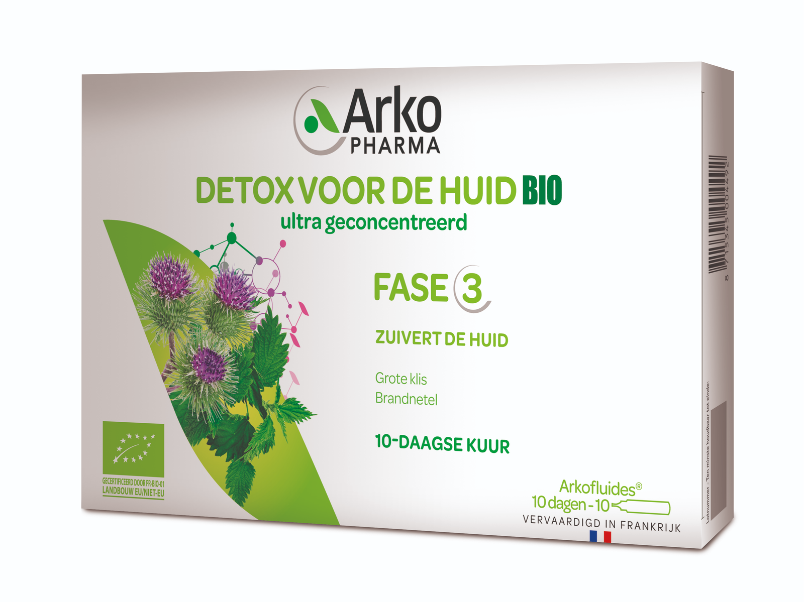 Arkopharma Detox voor de Huid Bio Drinkampullen 10ST