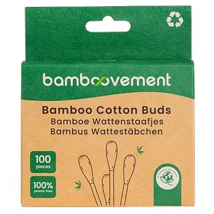 Bamboovement Bamboe Wattenstaafjes 100ST Bamboovement Bamboe Wattenstaafjes 100ST