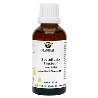 De Groene Os Scutellaria Tinctuur Hond & Kat 50ML
