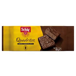 Schar Quadritos Cacao Wafeltjes Glutenvrij 40GR