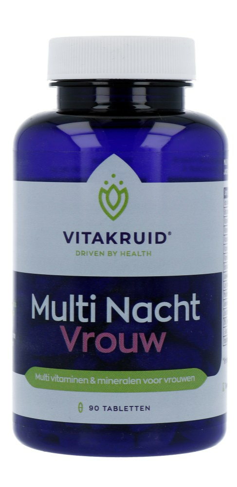 Vitakruid Multi Nacht Vrouw 100% Vegan 90TB