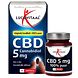 Lucovitaal CBD Cannabidiol 5mg Capsules 30CP Verpakking plus pot