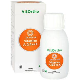 VitOrtho Liposomaal Vitamine A,D, E en K Drank 100ML