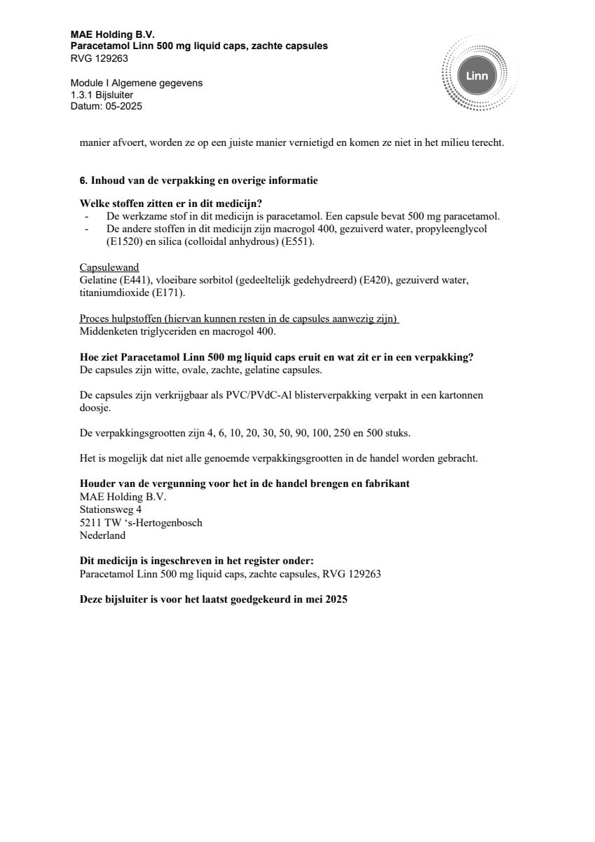 Paracetamol 500mg Liquid Caps afbeelding van document #7, leaflet