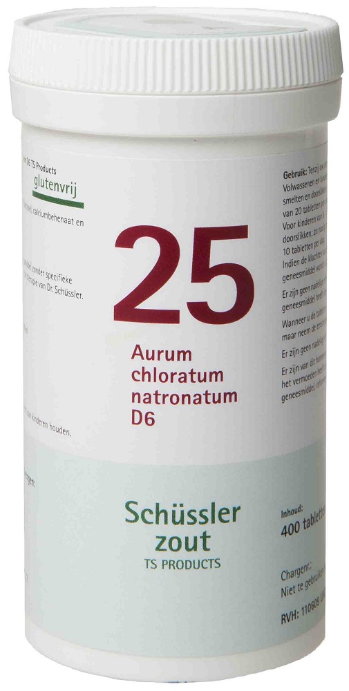Pfluger Celzout 25 Aurum Chloratum Natronatum D6 Tabletten afbeelding