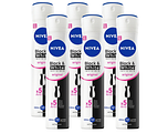 Nivea Black &amp; White Original Anti-transpirant Voordeelverpakking 6x200ML