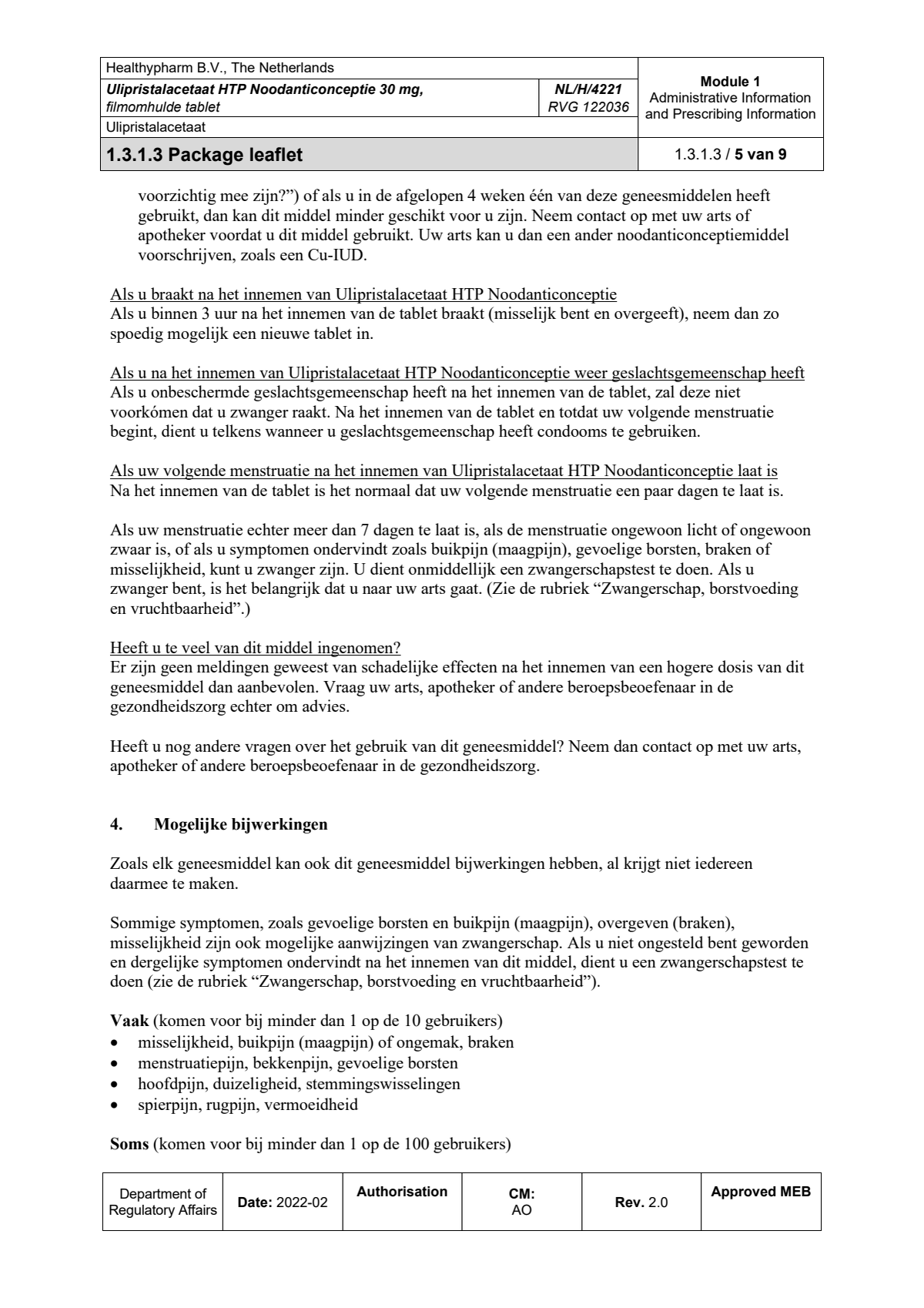 Noodanticonceptie afbeelding van document #5, leaflet