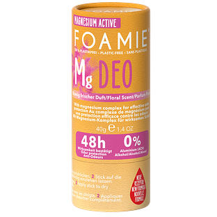Foamie Magnesium Active Plastic Free Deo Floral Scent 48H 40GR