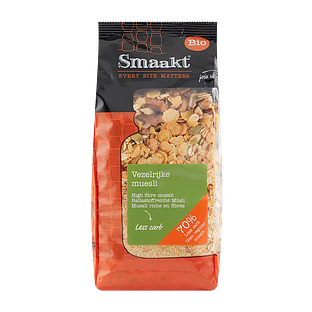 Smaakt Less Carb Vezelrijke Muesli 500GR