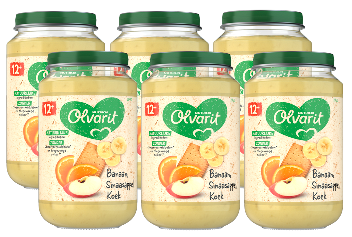 Olvarit 12m+ Banaan Sinaasappel Koek afbeelding 1