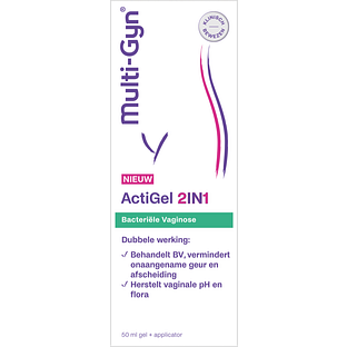 Multi-Gyn Bacteriële Vaginose ActiGel 2IN1 50ML Multi-Gyn Bacteriële Vaginose ActiGel 2IN1 50ML