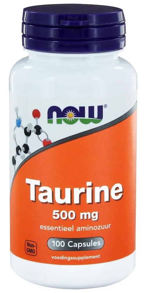 NOW Taurine 500mg Vegicaps 100ST
