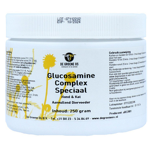 De Groene Os Glucosamine Complex Speciaal - Hond & Kat 250GR
