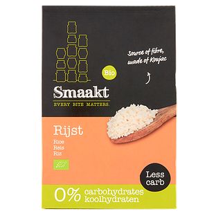 Smaakt Rijst 0% Koolhydraten Bio 270GR